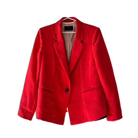 zishen Jackets & Blazers - Womens Blazer, orange combine black